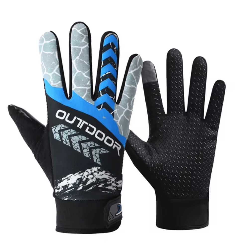 GripForce FullFinger Cycling Gloves AntiSlip Touchscreen Motorcycle Outdoor Adventure Gloves 2