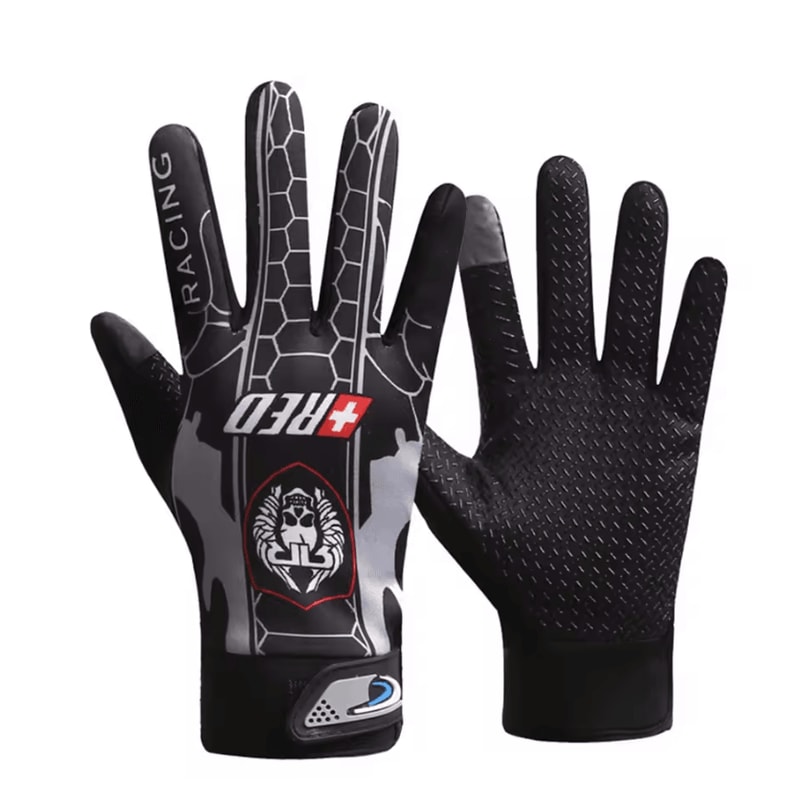 GripForce FullFinger Cycling Gloves AntiSlip Touchscreen Motorcycle Outdoor Adventure Gloves 5