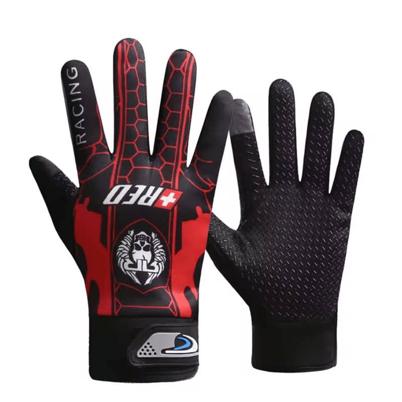 GripForce FullFinger Cycling Gloves AntiSlip Touchscreen Motorcycle Outdoor Adventure Gloves 7
