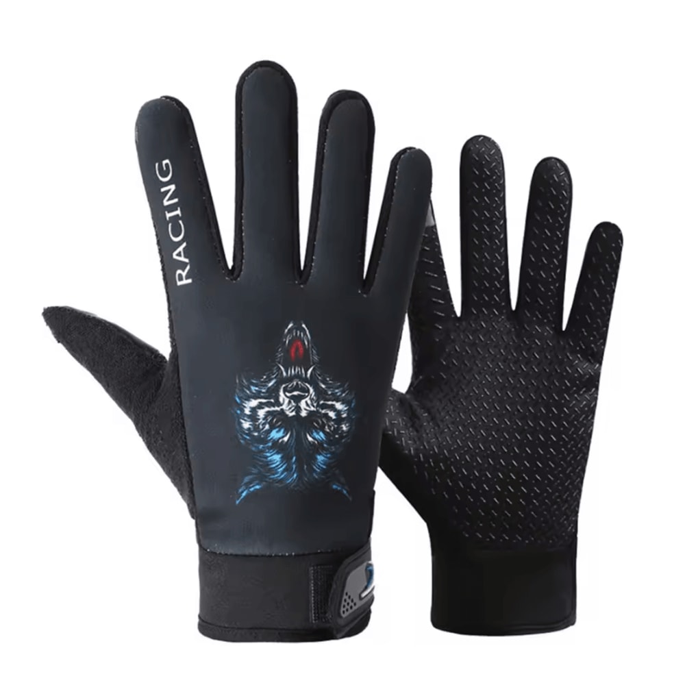 GripForce FullFinger Cycling Gloves AntiSlip Touchscreen Motorcycle Outdoor Adventure Gloves 8