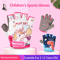 PlayGrip Kids Fingerless Cycling Gloves AntiSlip Protective Sports Gloves For Active Kids 0