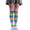 RainbowPop Kawaii KneeHigh Socks Colorful Striped Cosplay Everyday Statement Stockings 5