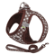 PlaidPaw Comfort Harness Set Breathable Reflective Cat Small Dog Harness With Leash 3