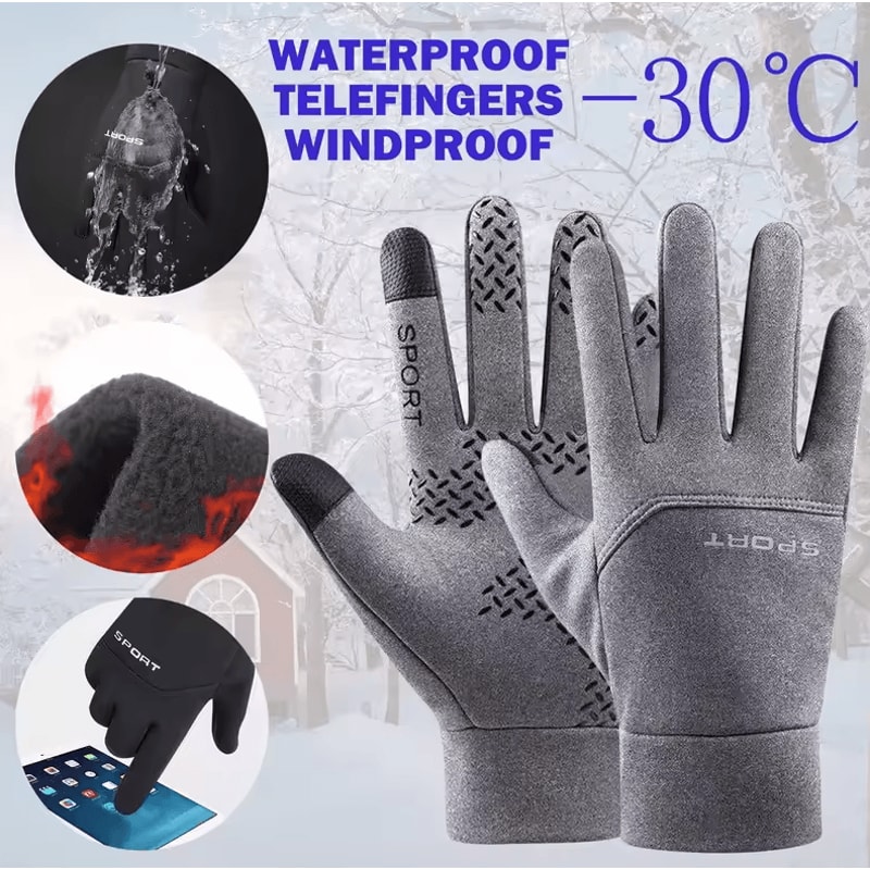 StormGrip Winter Motorcycle Gloves Waterproof Windproof Touchscreen Riding Gloves 0