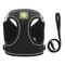 ComfortFit Reflective Dog Harness Set Breathable Vest Leash For Small Medium Pets 4
