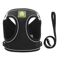 ComfortFit Reflective Dog Harness Set Breathable Vest Leash For Small Medium Pets 4