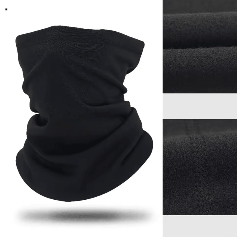 ThermaWrap Winter Motorcycle Neck Scarf Windproof Cycling Bandana MultiUse Face Cover 3