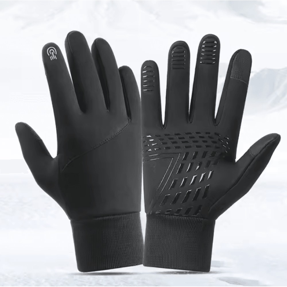 ThermaRide Winter Cycling Gloves WaterRepellent Touchscreen Gloves With AntiSlip Grip 0
