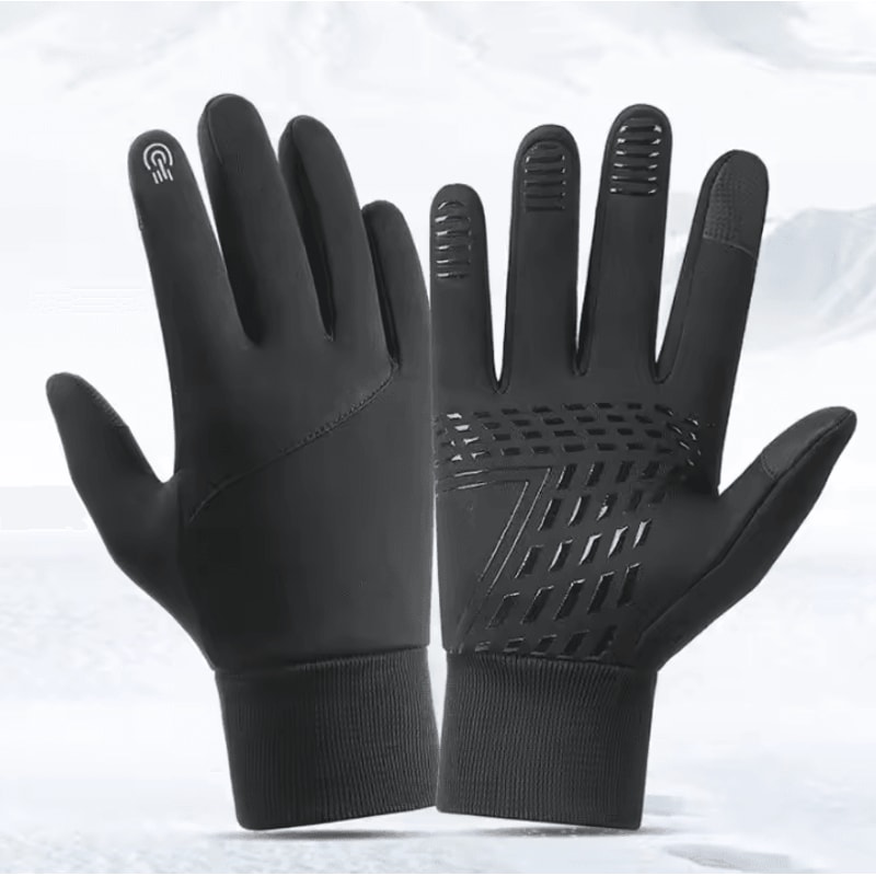 ThermaRide Winter Cycling Gloves WaterRepellent Touchscreen Gloves With AntiSlip Grip 0