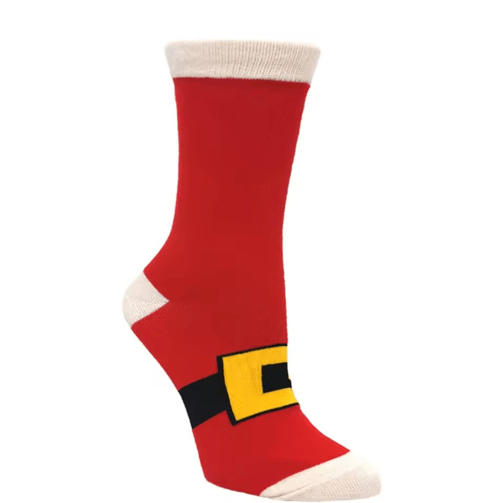 FestiveJoy Elk Christmas Socks Cozy Cotton MidTube Holiday Socks For Men Women 7