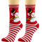 FestiveJoy Elk Christmas Socks Cozy Cotton MidTube Holiday Socks For Men Women 8