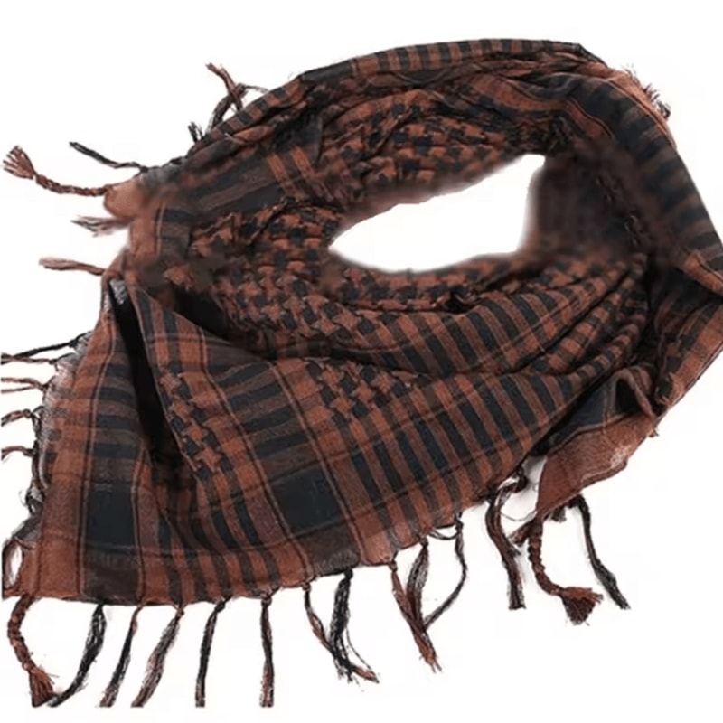 DesertFlex Tactical Shemagh Scarf Lightweight Arab Headwrap MultiUse Outdoor Face Cover 3