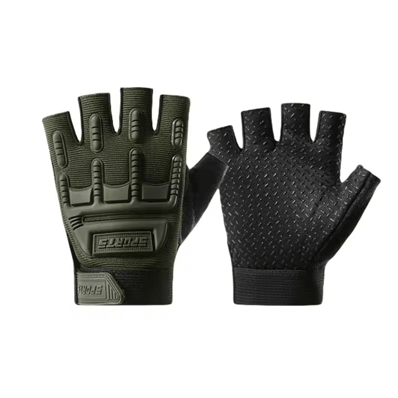Kids Tactical Half Finger Cycling Gloves AntiSlip Outdoor Sports Grip For Boys Girls 4