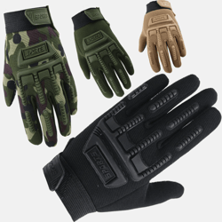 kids tactical full finger cycling gloves – anti-slip knuckle protection outdoor gloves