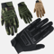 Kids Tactical Full Finger Cycling Gloves AntiSlip Knuckle Protection Outdoor Gloves 0