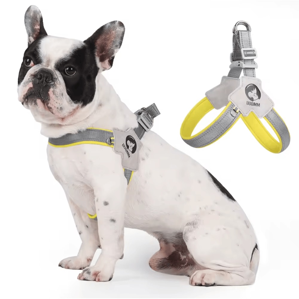 Breathable Reflective Dog Harness Vest Soft Mesh Adjustable Chest Strap For Safe Walks 0