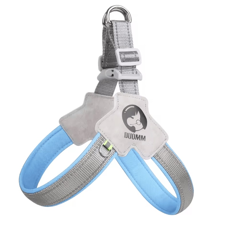 Breathable Reflective Dog Harness Vest Soft Mesh Adjustable Chest Strap For Safe Walks 4