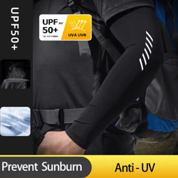 ice silk cooling arm sleeves for men – uv sun protection breathable cycling & sports covers