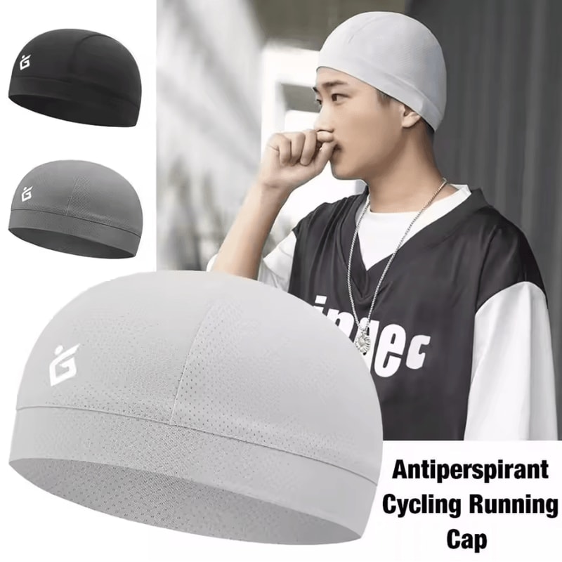 Ice Silk Cooling Skullcap QuickDry Breathable Cycling Running Cap 0