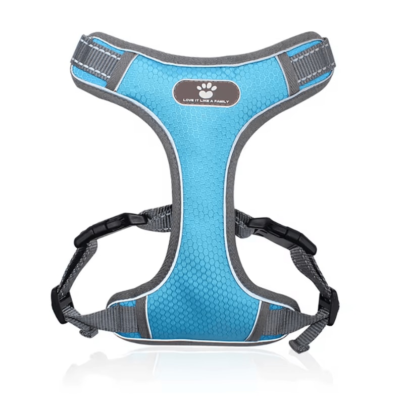 Reflective Oxford Dog Harness Vest Waterproof NoPull Adjustable Harness For Medium Large Dogs 2