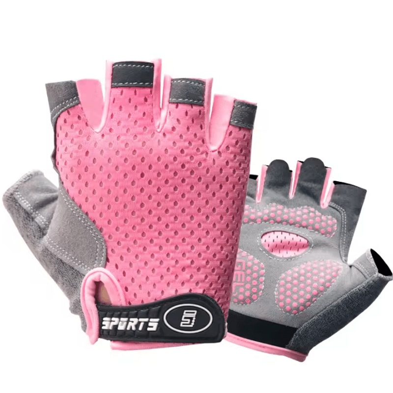 Kids Half Finger Cycling Gloves Breathable AntiSlip Outdoor Sports Gloves For Boys Girls 2
