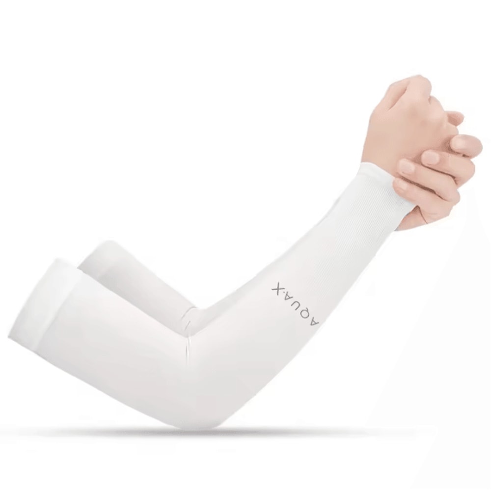 Ice Silk Cooling Arm Sleeves UV Sun Protection Breathable Sports Covers For Men Women 9