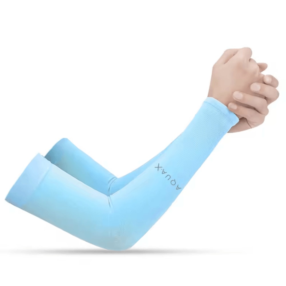 Ice Silk Cooling Arm Sleeves UV Sun Protection Breathable Sports Covers For Men Women 13