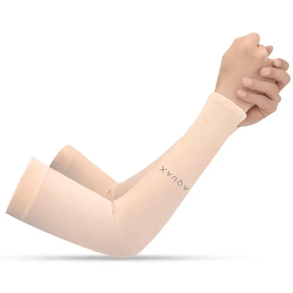 Ice Silk Cooling Arm Sleeves UV Sun Protection Breathable Sports Covers For Men Women 1