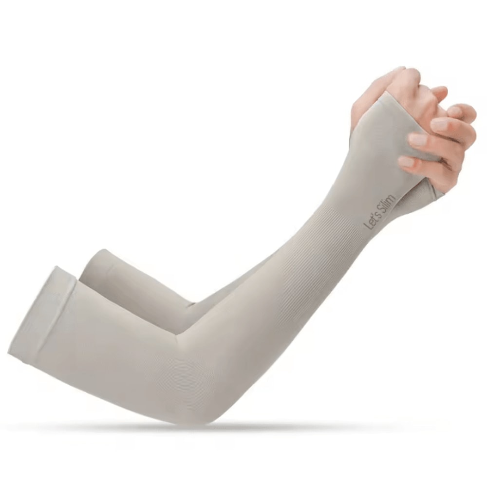 Ice Silk Cooling Arm Sleeves UV Sun Protection Breathable Sports Covers For Men Women 6