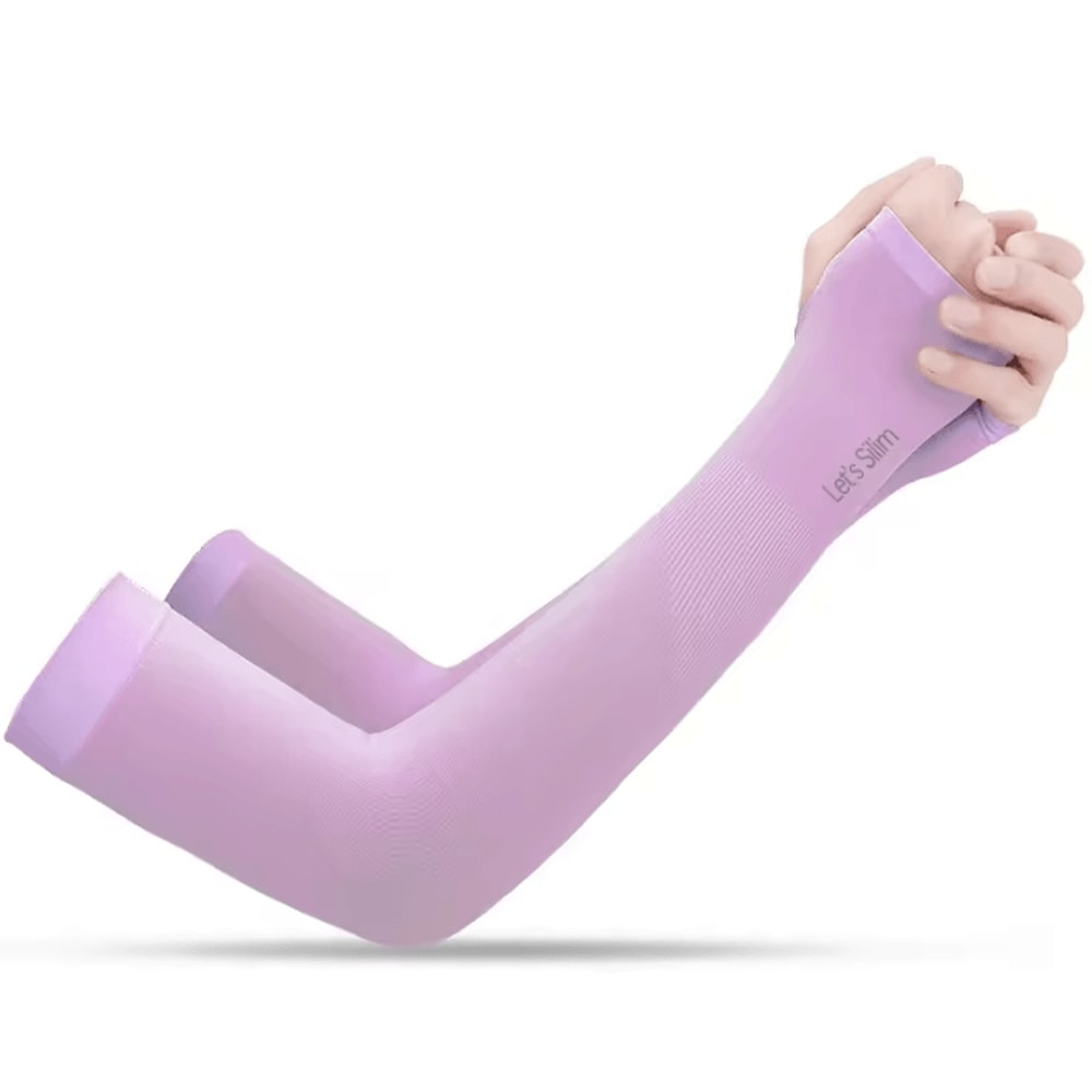 Ice Silk Cooling Arm Sleeves UV Sun Protection Breathable Sports Covers For Men Women 8