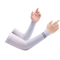 Gradient Ice Silk Arm Sleeves UV Sun Protection Cooling Covers For Men Women 8