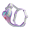 Color Block Mesh Dog Harness Leash Set Breathable Reflective Vest With Handle For Small Dogs 4