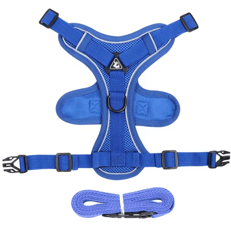 NoPull Reflective Dog Harness Leash Set Breathable Vest For Small Medium Dogs 5