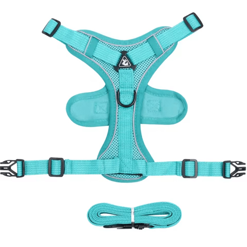 NoPull Reflective Dog Harness Leash Set Breathable Vest For Small Medium Dogs 6