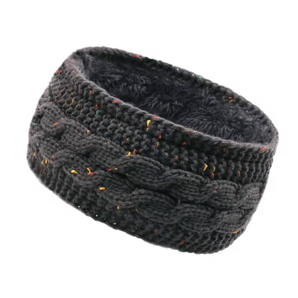 Chunky Knit Fleece Headband Warm Cable Ear Warmer For Women 9