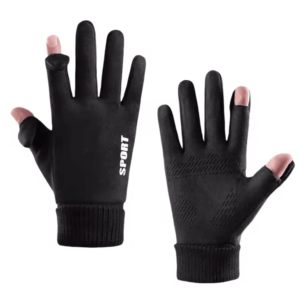 ThermoGrip Touchscreen Cycling Gloves For Winter Riding Outdoor Use 3