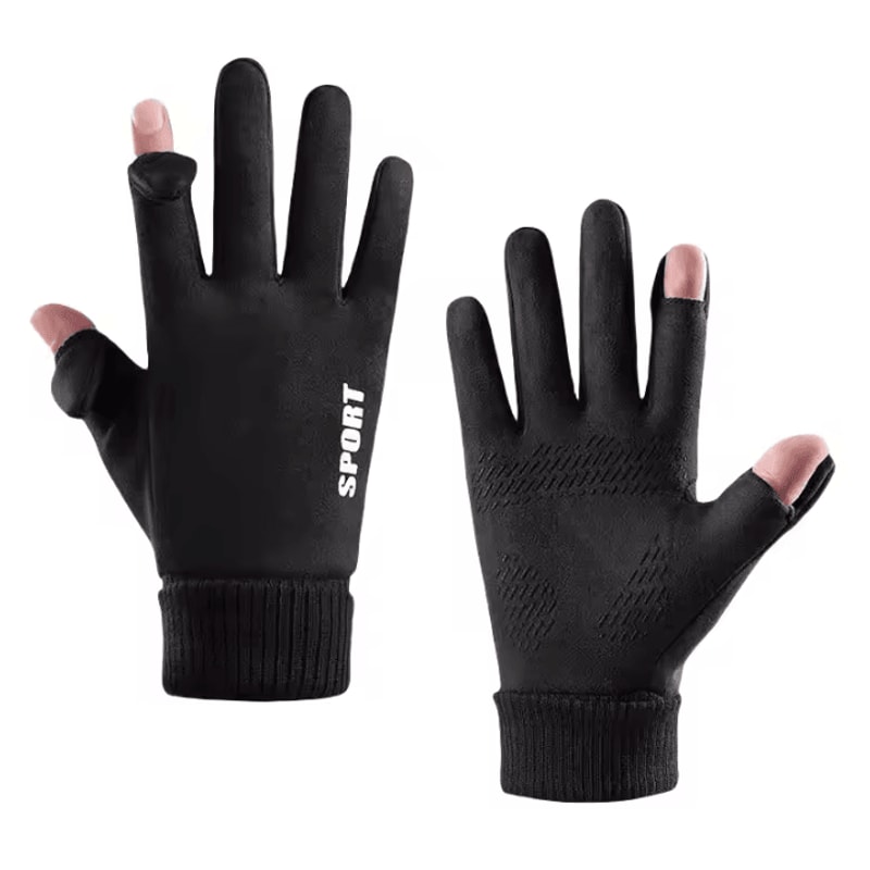 ThermoGrip Touchscreen Cycling Gloves For Winter Riding Outdoor Use 3