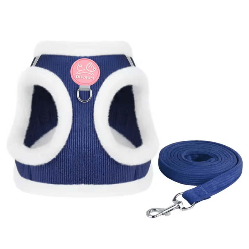 CozyShield Reflective Pet Harness Vest With Leash For Cats Small Dogs 2