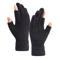 CozyFlex TwoFinger Touch Knitted Gloves For Women Warm Plush Winter Fingerless Design 0