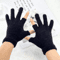 CozyFlex TwoFinger Touch Knitted Gloves For Women Warm Plush Winter Fingerless Design 2
