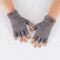 AlpacaTherm Knit Fingerless Gloves For Men Warm Thermal Driving Work Gloves 1