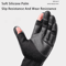 FrostGrip Waterproof Touchscreen Cycling Gloves With Thermal Fleece Zipper Fit 1