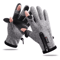 FrostGrip Waterproof Touchscreen Cycling Gloves With Thermal Fleece Zipper Fit 5