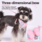 BowCharm Reflective Small Dog Harness Vest With Leash Breathable Secure Outdoor Fit 1