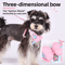 BowCharm Reflective Small Dog Harness Vest With Leash Breathable Secure Outdoor Fit 1
