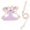 BowCharm Reflective Small Dog Harness Vest With Leash Breathable Secure Outdoor Fit 2