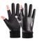 GripFlex PU Leather Fingerless Cycling Gloves Waterproof Windproof Thermal Riding Gloves 2