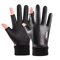 GripFlex PU Leather Fingerless Cycling Gloves Waterproof Windproof Thermal Riding Gloves 2