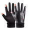 GripFlex PU Leather Fingerless Cycling Gloves Waterproof Windproof Thermal Riding Gloves 4