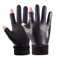 GripFlex PU Leather Fingerless Cycling Gloves Waterproof Windproof Thermal Riding Gloves 5